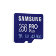Kép 3/5 - SAMSUNG Memóriakártya, PRO Plus microSD kártya (2021) 256GB, CLASS 10, UHS-1, U3, V30, A2, + Adapter, R160/W120