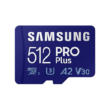 Kép 1/5 - SAMSUNG Memóriakártya, PRO Plus microSD kártya (2021) 512GB, CLASS 10, UHS-1, U3, V30, A2, + Adapter, R160/W120