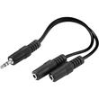 Kép 1/2 - SANDBERG Audio adapter, MiniJack Splitter 1->2