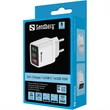 Kép 3/3 - SANDBERG Hálózati töltő, 2 in 1 Charger 1x USB C 1x USB 35W