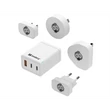 Kép 3/5 - SANDBERG Hálózati töltő, 3 in 1 travel charger USB C/A 65W