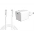 Kép 1/4 - SANDBERG Hálózati töltő, USB-C 20W Charger+USB C - C1m