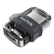 Kép 1/3 - SANDISK Pendrive 173386, MOBIL MEMÓRIA "DUAL DRIVE" m3.0, 128GB, 150MB/s