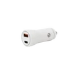 Kép 2/4 - SBOX Autós töltő, USB CAR CHARGER 2 ULAZA - 20 W White