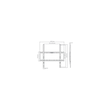 Kép 4/5 - SBOX BL-3744F fali konzol,32-75/81 - 191cm, max.400x400 max.45Kg
