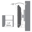 Kép 4/4 - SBOX LCD-100 fali konzol dönthető, 100x100, 13"-30", max 15 kg