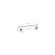 Kép 4/5 - SBOX PLB-1948 FALI KONZOL,43-100 FIX, 800X600MM, 75KG MAX.