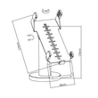 Kép 3/5 - SBOX PTM-05 POS tartó konzol,dönthető, forgatható W029769