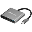 Kép 1/2 - SANDBERG USB-C dokkoló, USB-C Mini Dock HDMI+USB