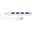 Kép 2/3 - SPEEDLINK SL-140000-WE SNAPPY SLIM USB Hub, 4-Port, USB 2.0, Passzív, fehér