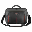 Kép 3/4 - TARGUS Notebook táska Briefcase / Classic 14" Clamshell Case - Black/Red