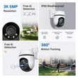 Kép 2/3 - TP-LINK Wireless Kamera Cloud kültéri forgatható színes éjjellátó, TAPO C530WS