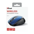 Kép 3/5 - TRUST Vezeték nélküli tölthető egér 24018 ( Zaya Rechargeable Wireless Mouse - blue)
