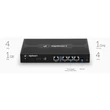 Kép 1/2 - UBiQUiTi EdgeRouter 3x1000Mbps + 1x1000Mbps SFP, Asztali - ER-4