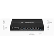 Kép 1/2 - UBiQUiTi EdgeRouter 5x1000Mbps + 1x1000Mbps SFP, Falra rögzíthető, Fémházas - ER-6P