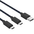 Kép 1/2 - VENOM PS5 Kiegészítő Dupla Töltő kábel 3m Fekete, VS5002