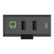 Kép 1/2 - VENOM XBOX Series X Kiegészítő 3 portos USB HUB Fekete, VS2884