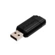 Kép 4/5 - VERBATIM Pendrive, 128GB, USB 2.0, 10/4MB/sec, "PinStripe", fekete