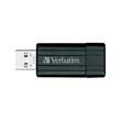 Kép 2/5 - VERBATIM Pendrive, 32GB, USB 2.0, 10/4MB/sec, "PinStripe", fekete