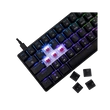 Kép 3/5 - WHITE SHARK GK-004111B/R-US SHINOBI-2/B-R-US mech. bill. 61 piros gomb,fekete,angol
