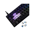 Kép 4/5 - WHITE SHARK GK-004121B/BL-US SHINOBI-2/B-BL-US mech. bill. 61 kék gomb,fekete,angol