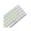 Kép 2/5 - WHITE SHARK GK-004221W/BL-US SHINOBI-2/W-BL-US mech. bill. 61 kék gomb,fekete,angol