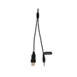 Kép 3/5 - WHITE SHARK PEACOCK-B, GH-2444B, gamer fejhallgató, RGB, fekete, (3.5 Jack+USB)