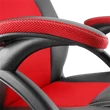 Kép 4/4 - WHITE SHARK KINGS THRONE gamer szék fekete/piros