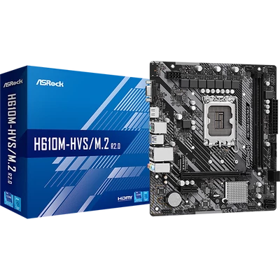 ASROCK Alaplap S1700 H610M-HVS/M.2 R2.0 INTEL H610, mATX