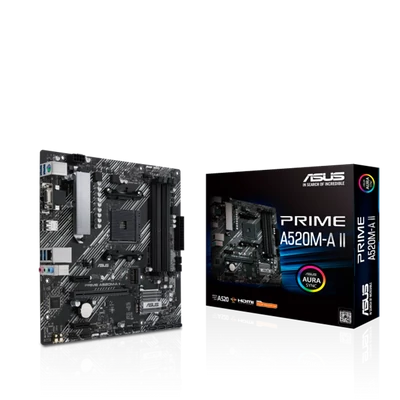 ASUS Alaplap AM4 PRIME A520M-A II AMD A520, mATX