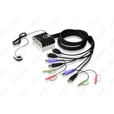ATEN KVM Switch 2PC HDMI+audio