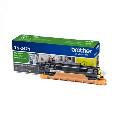 BROTHER Toner TN-247Y, Highcap- 2.300 oldal (ISO/IEC 19798), Sárga