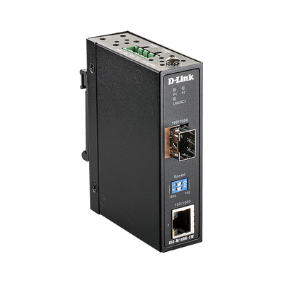 D-LINK Ipari Media Konverter 1x1000Mbps + 1xSFP, DIS-M100G-SW