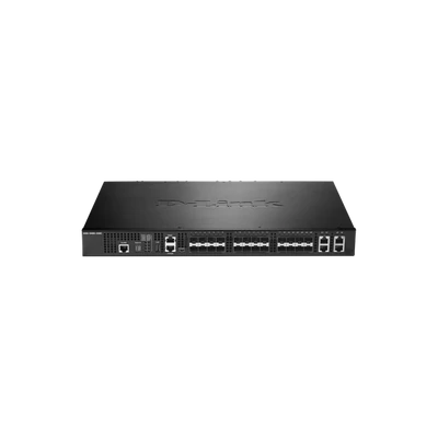 D-LINK Switch 20x1000Mbps + 4xGigabit SFP+ kombó Fémházas, Menedzselhető, Rackes, DXS-3400-24TC