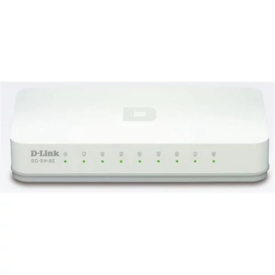D-LINK Switch 8x100Mbps Műanyagházas Asztali, GO-SW-8E/E