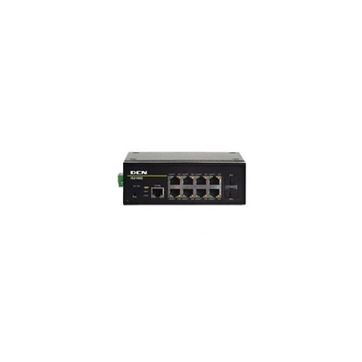 DCN Ipari Switch L2 8x 10/100Base-T RJ45 + 2x 100/1000Base-X SFP, -40°C +85°C, IS2100D-2GF8TX
