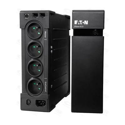 EATON UPS, Ellipse Pro 1600DIN, LINE-INTERAKTÍV szünetmentes, 1600VA (1000W), 8x SCHUKO, USB, torony