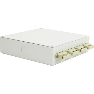 EXCEL Optikai Doboz 4 portos SC duplex MM (töltve)