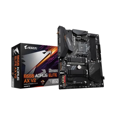 GIGABYTE Alaplap AM4 B550 AORUS ELITE AX V2 AMD B550, ATX