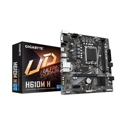 GIGABYTE Alaplap S1700 H610M H INTEL H610, mATX