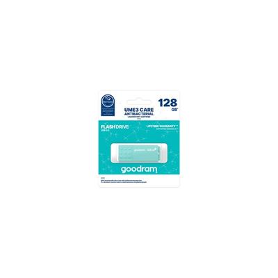 GOODRAM Pendrive 128GB, UME3 CARE USB 3.1, (Antibakteriális ház)