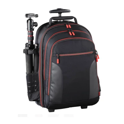 HAMA 139854, FOTÓS HÁTIZSÁK "MIAMI 200 III" TROLLEY, FEKETE