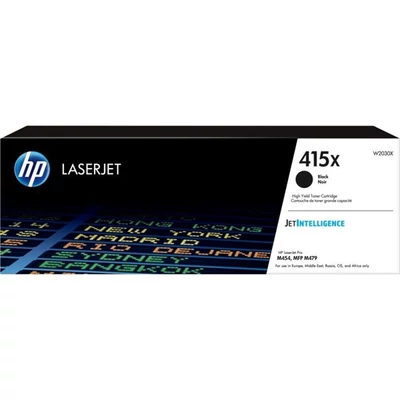 HP Toner (415X) W2030X fekete 7500/oldal M454/M479