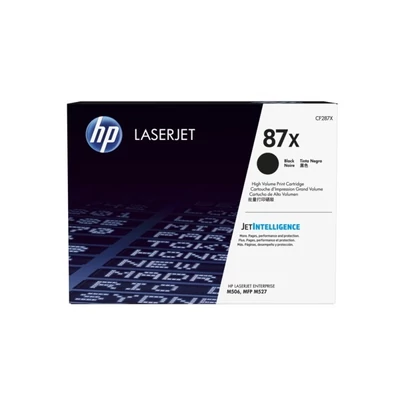 HP Toner (87X) CF287X fekete 18000/oldal