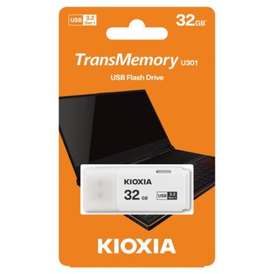 KIOXIA Pendrive 32GB, Hayabusa 3.0, Fehér (TOSHIBA)