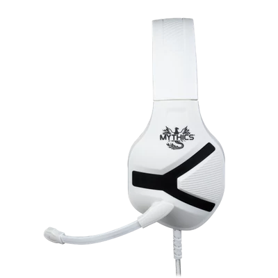 KONIX - MYTHICS PS5 Fejhallgató Nemesis Vezetékes Gaming Stereo Mikrofon, Fehér