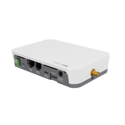 MIKROTIK Wireless Router KNOT 2,4GHz, 2x100Mbps, 300Mbps, 1xNanoSIM, Falra rögzíthető - RB924IR-2ND-BT5&BG77&R11E-LR8