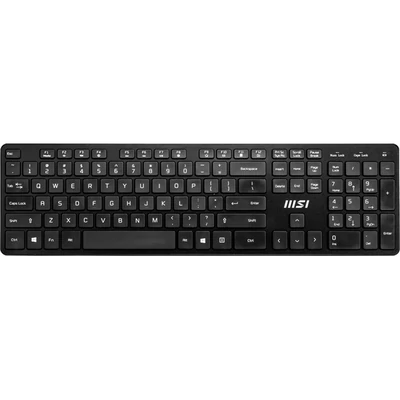 MSI ACCY Bill, RF1430  Vezetéknélküli billenytűzet + MA04W  Vezetéknélküli egér, Fekete