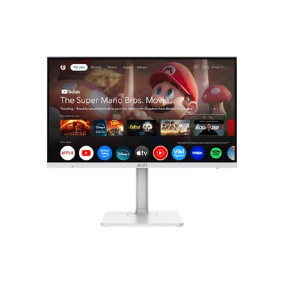 MSI Monitor Business Modern MD272UPSW 27" UHD, 3840x2160, 60Hz, IPS, 4ms, HDMI, DP, USB-C, White - SMART