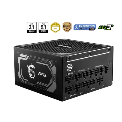 MSI Tápegység 1000W 80+ Gold moduláris, Gen 5.0